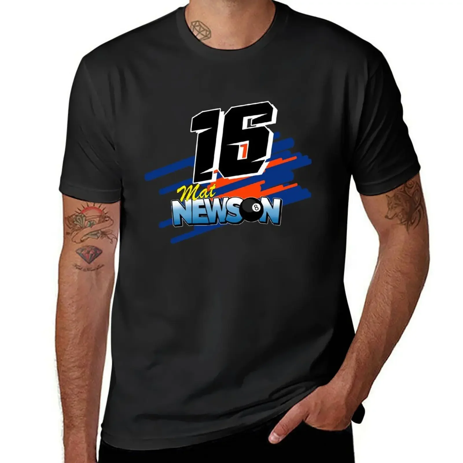 

16 Mat Newson Brisca F1 2021 T-Shirt graphic tee shirt Short sleeve tee shirts graphic tee t shirt for men