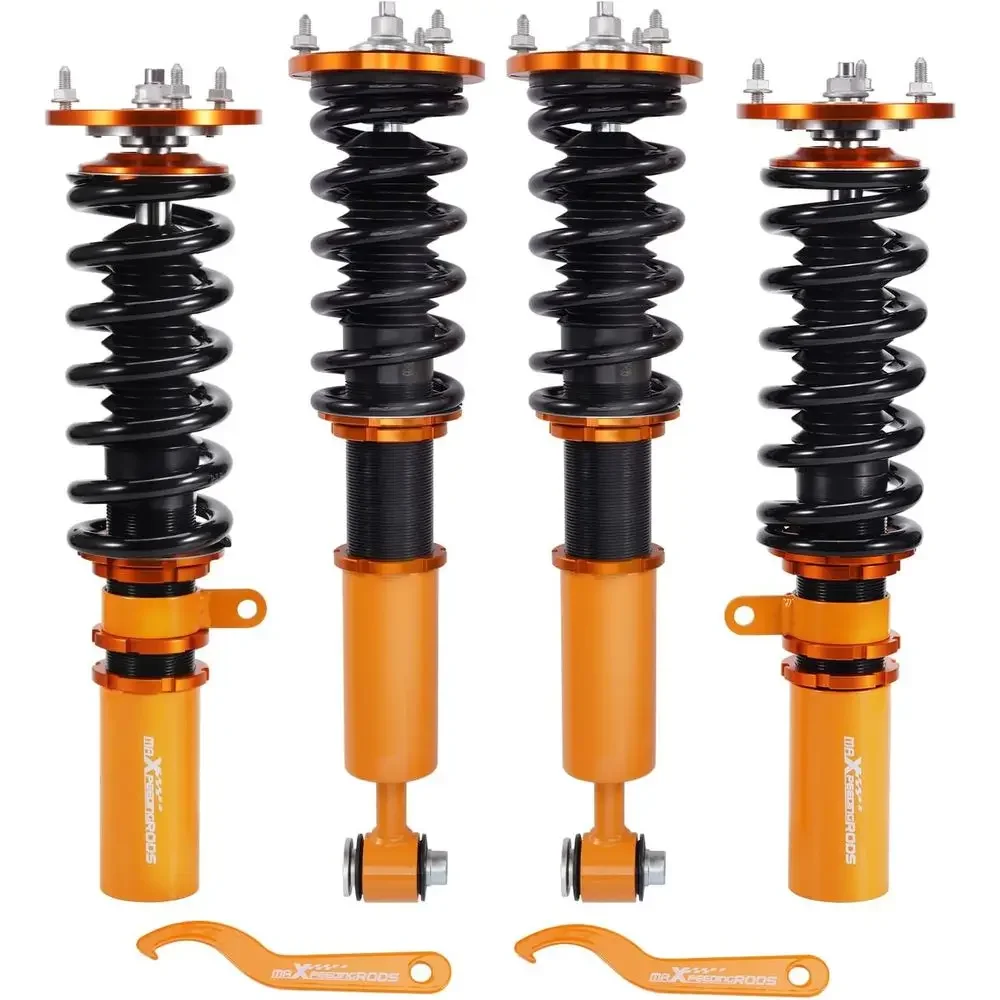 

Height Adjustable Suspension Kit for 2004-2010 BMW 5 Series E60 Sedan, Gold Damping Shock Absorber Lowering System