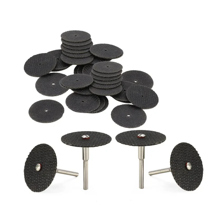 11/21/54pcs Abrasive Cutting Disc 32mm With Mandrels Grinding Wheels For Dremel Accesories Metal Cutting Rotary Tool Saw Blade