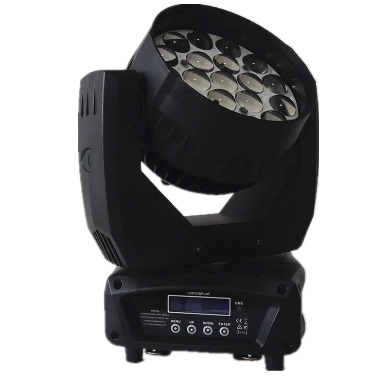 Lowest price and CE ROHS Newly Optical 19 PCS 15W RGBW Moving Head with Zoom