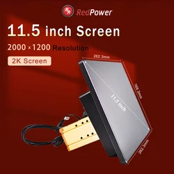 11.5 inch screen car radio redpower 750 hi-fi for DVD Player Bluetooth GPS GLONASS Screen 2 Din