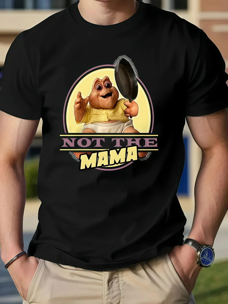 

Vintage Humor Not a Mom pattern. Summer 100% cotton O-neck short sleeve casual printed T-shirt.