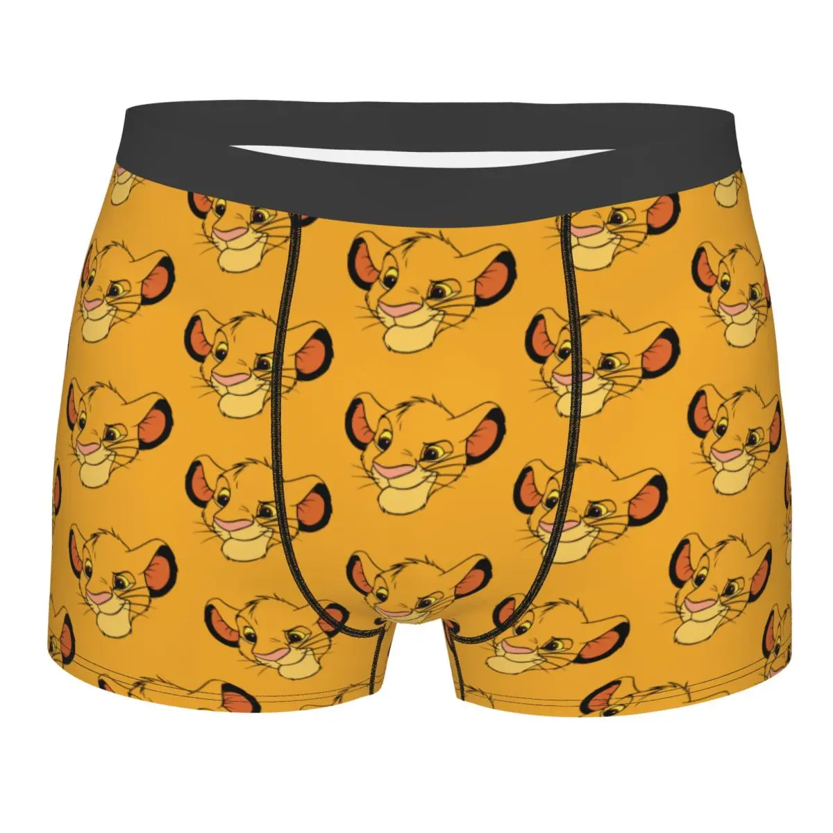 

Мужские трусы-боксеры, шорты, трусы The Lion King Baby Simba, мягкое нижнее белье, мужские трусы с юмором, большие размеры