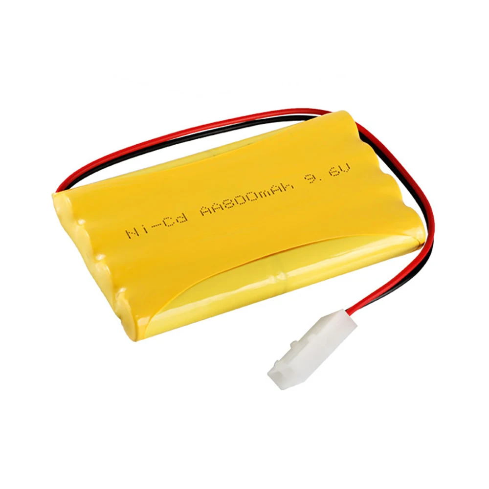 9.6V 800mAh Ni-CD Rechargeable Battery For Rc Toy Boats Car Rc Truck Train Gun Spare Parts 8*1.2V AA Battery Pack