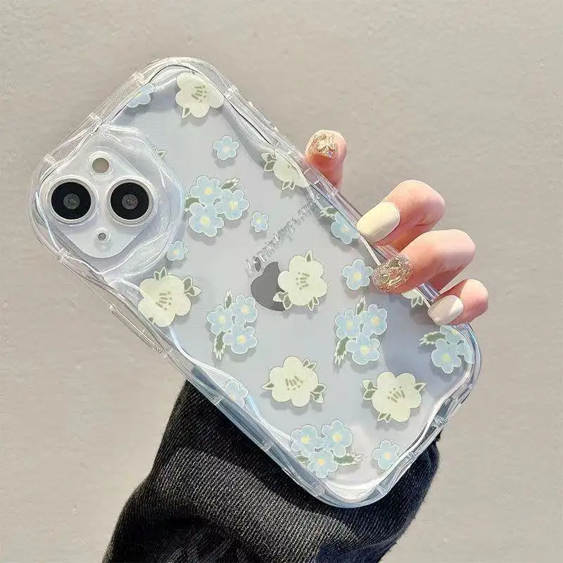 Clear Flower Case for Xiaomi Redmi Note 13 Pro 5G 13 4G 8 11 10 12 13 Pro Plus 12S Redmi 12 13C 12C 9A 9 10 A1 A2 Plus TPU Funda