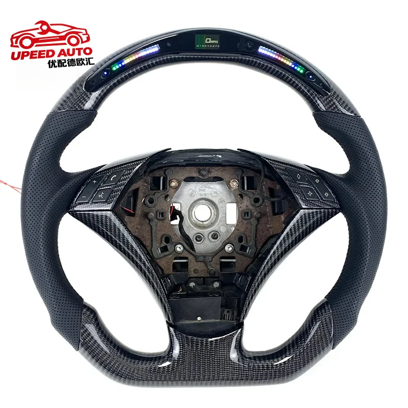 

Suitable for BMW E60 E61 E62 E63 E64 E65 E66 E67 E70 E71 E72 Sport Carbon Fiber Steering Wheel Car Accessories 2001-2021