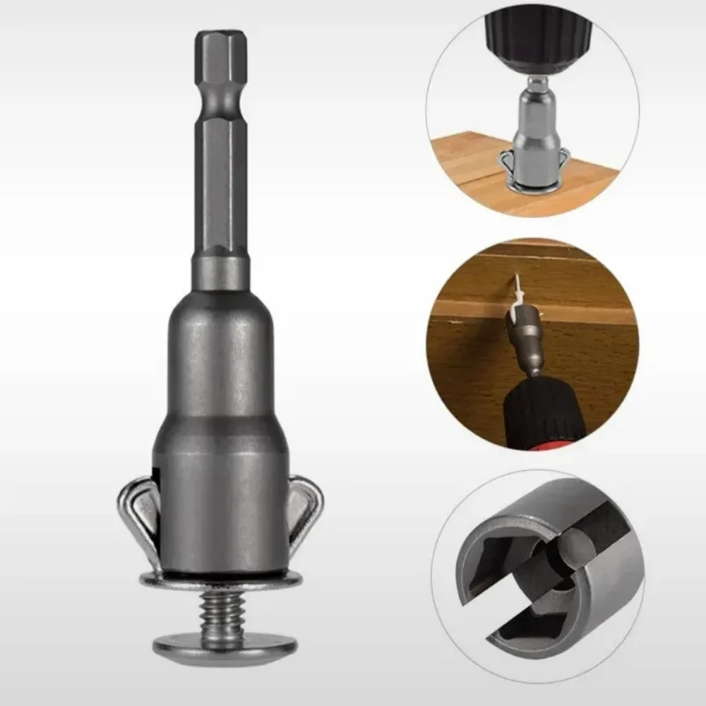 الطبيعية مشقوق فراشة ثقب مفتاح بانة 80 مللي متر 65 مللي متر سداسية مقبض مفك كهربائي الجناح الجوز المقبس أداة #3