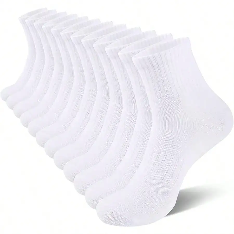 

5/10/20Pairs Summer Casual Couple's Stockings Tennis Socks Sweat Absorbing Breathable For Home Use Tubesocks Socks