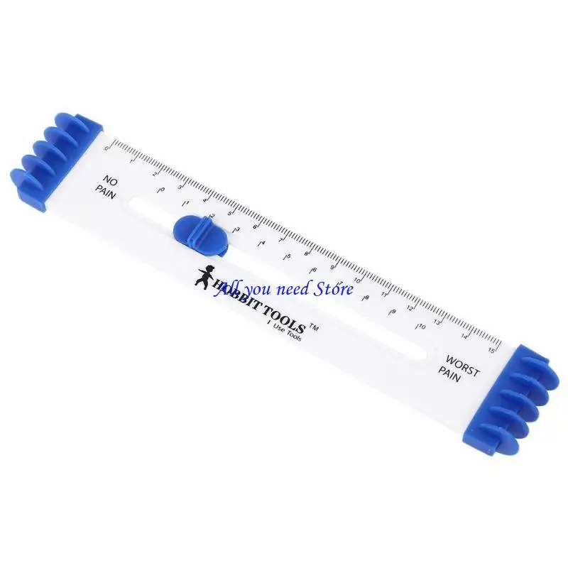 

K9FB Multifunctional Pain Scale Ruler Pain Ache Testing Record Scale Ruler Gauge Tool