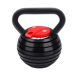 Żeliwny 10-40LBS regulowany Kettlebell do ćwiczeń, podnoszenia ciężarów, kondycjonowania, treningu siłowego i podstawowego