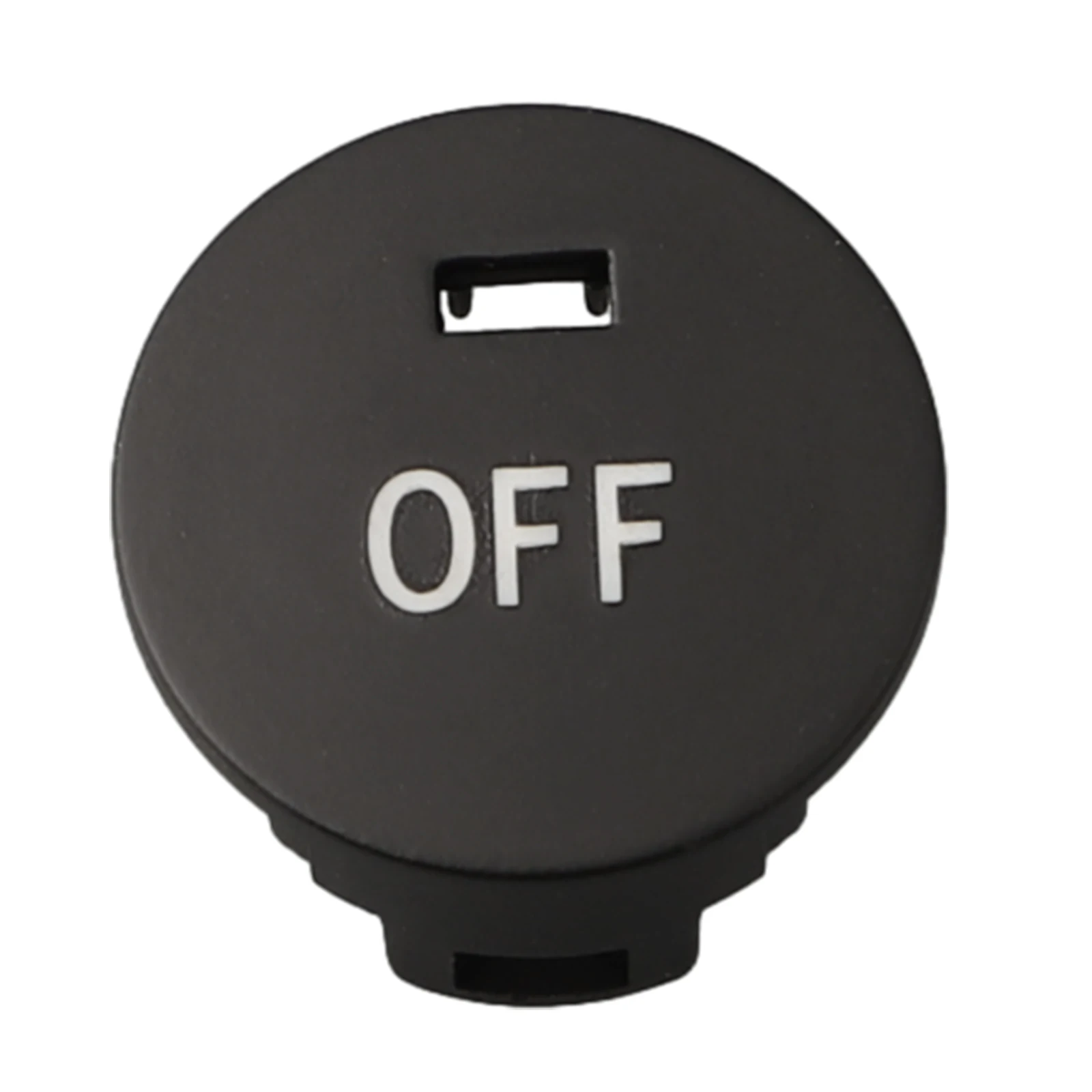 1PCS Car Switch Button Cap For BMW E60 E63 E61 E64 Part Number 61319250196 Auto Center A/C OFF Switch Button Cover Cap Black