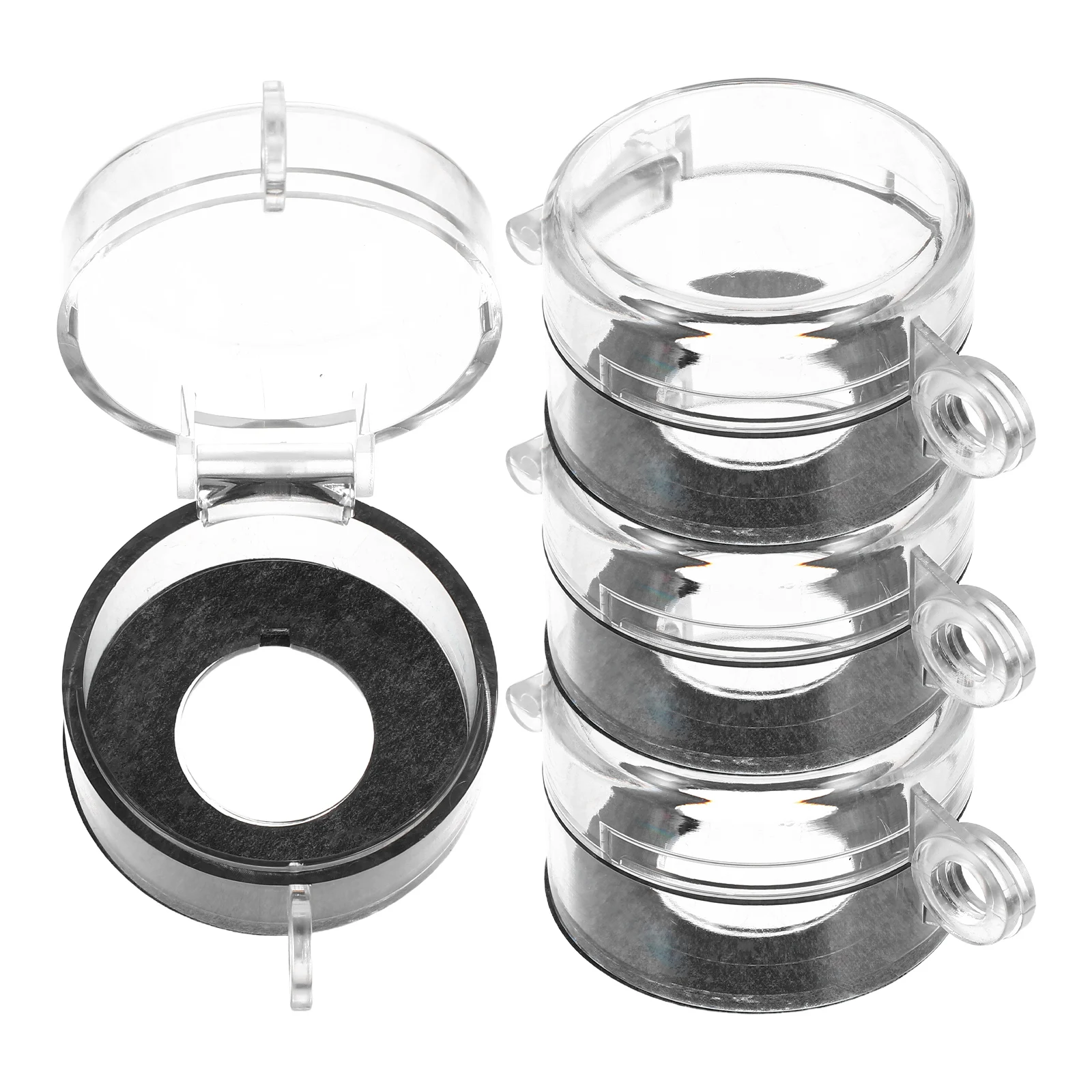 

4 Pcs Suite Emergency Stop Button Protection Cover Buttons Safety Guards Covers