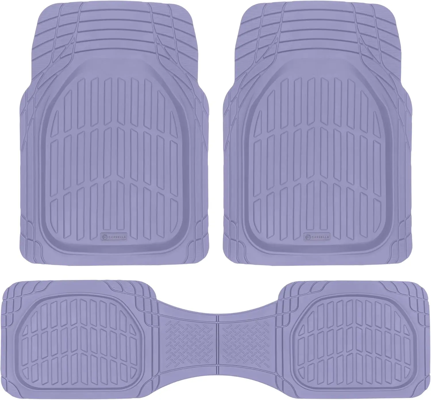 

Universal Lavender Car Floor Mats - All Weather Trim to Fit for Women, Girls, Trucks & SUVs