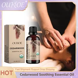 Body Soothing Essential Oil Cedarwood Fragrance Long Lasting Moisturize Nourish Relieve Stress Fatigue Massage Relaxing Body Oil