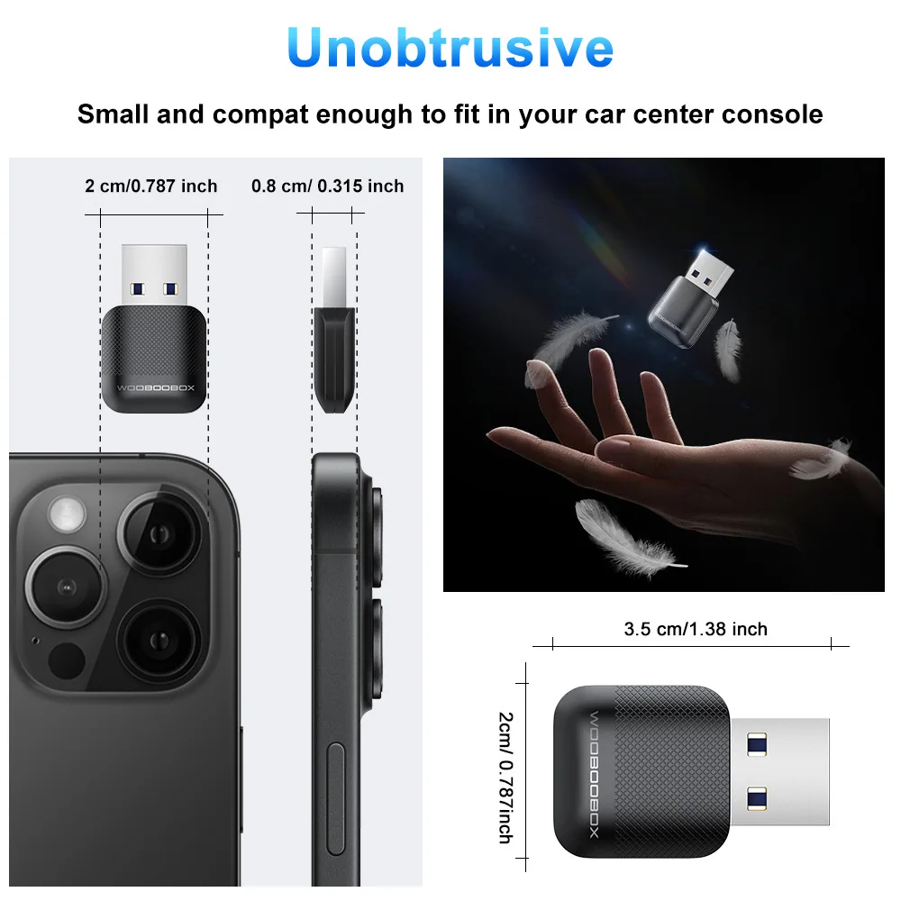 Новый мини-2 в 1 проводной к беспроводному Carplay Android автоматический адаптер автомобильный гаджет Smart Box Plug and Play 5 ГГц Wi-Fi быстрое подключение