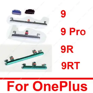 Bilashmart Power Volume Mute Button OnePlus Oneplue 1+ 9 9 Pro 9R 9RT 5G ON OFF Power Volume Mute Side Keys Parts