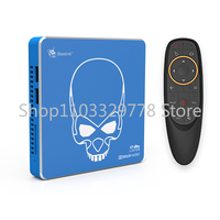TV inteligente GT King pro, decodificador con control remoto por voz, S922X-H, 4G, 64G, certificado por Google, Android 9,0