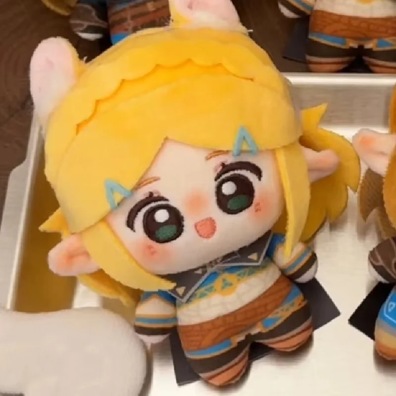 10cm Original The Legend Of Zelda Zelda Link Printed Nunu Style Cotton Doll Plush Pendant Aesthetic Desktop Collectible Ornament view 3