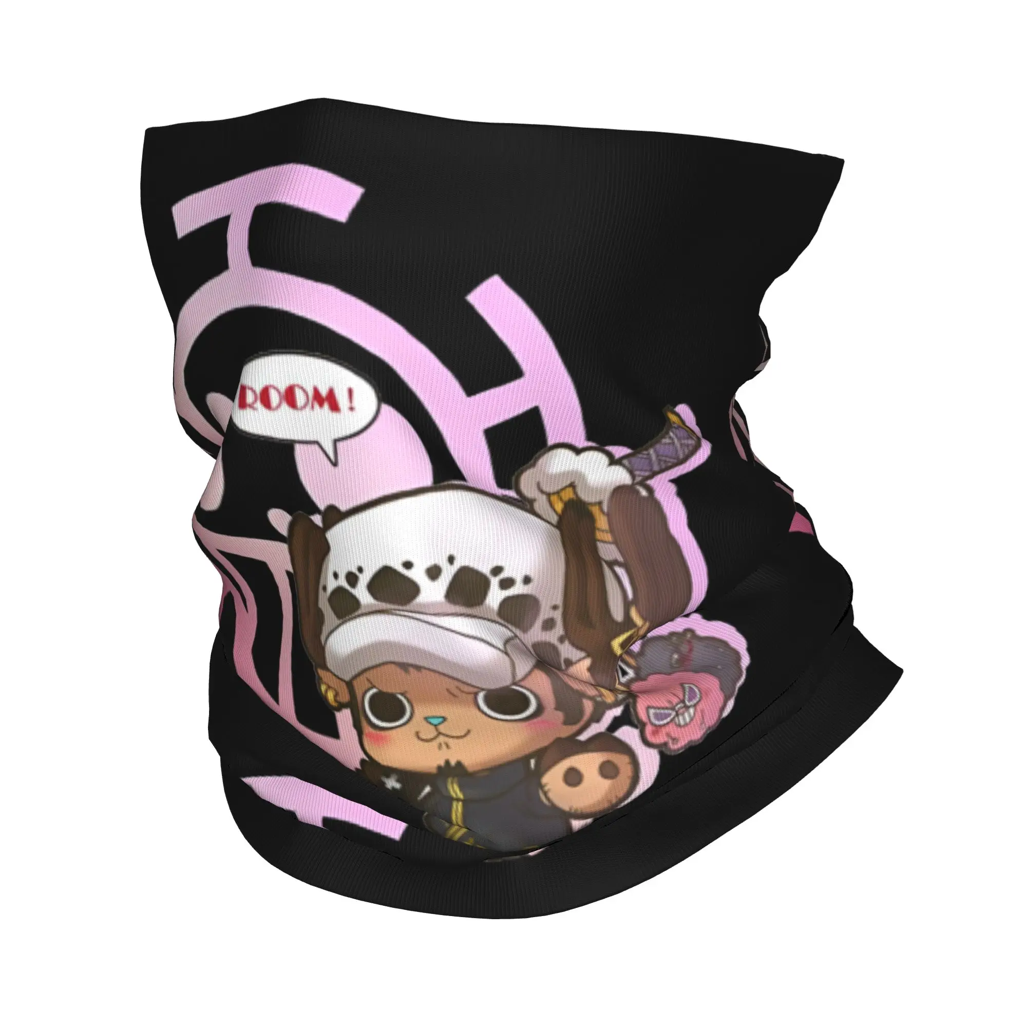 Custom Chopper Janpan Anime Bandana Winter Neck Warmer Women Windproof Wrap Face Scarf for Hiking  Gaiter Headband