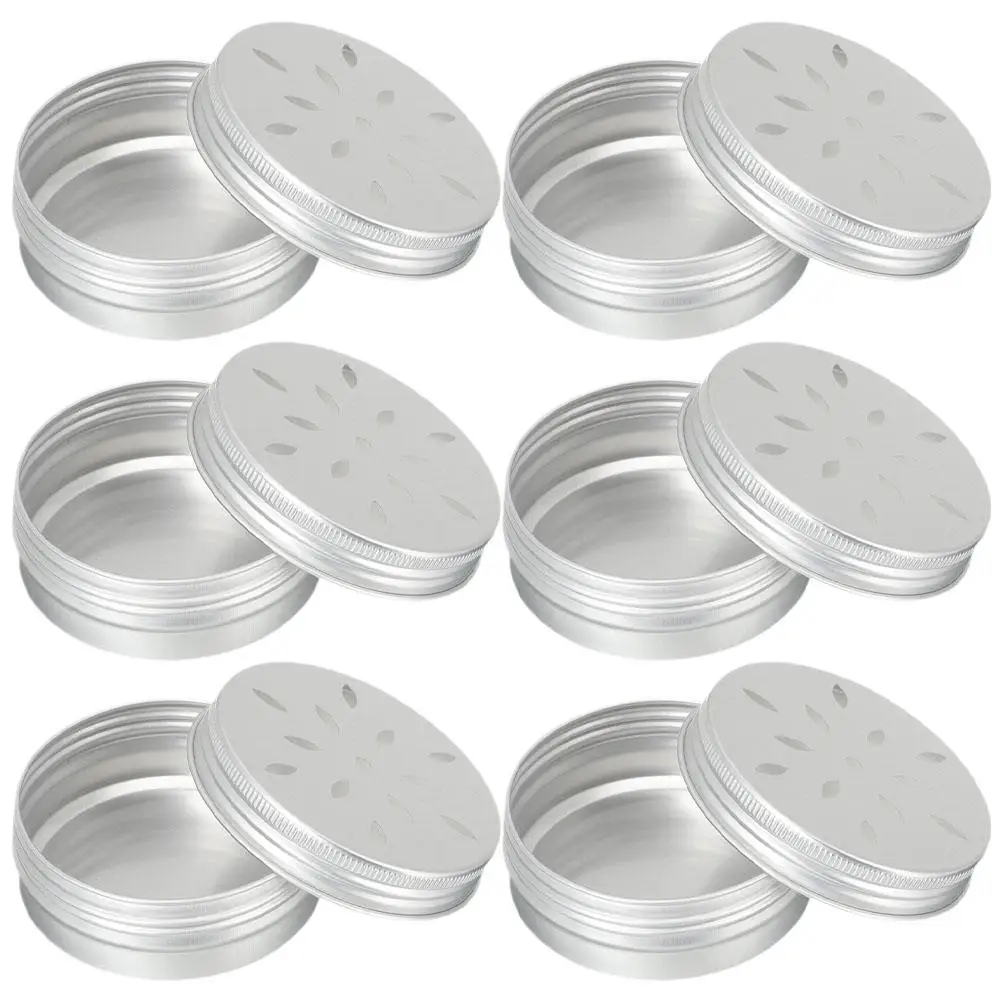 6Pcs Dog Scent Training Boxes 80Ml Aluminum Odor Case Pet Work Puppy Nose Sniff Agility Equipment Snuffle Training Container For