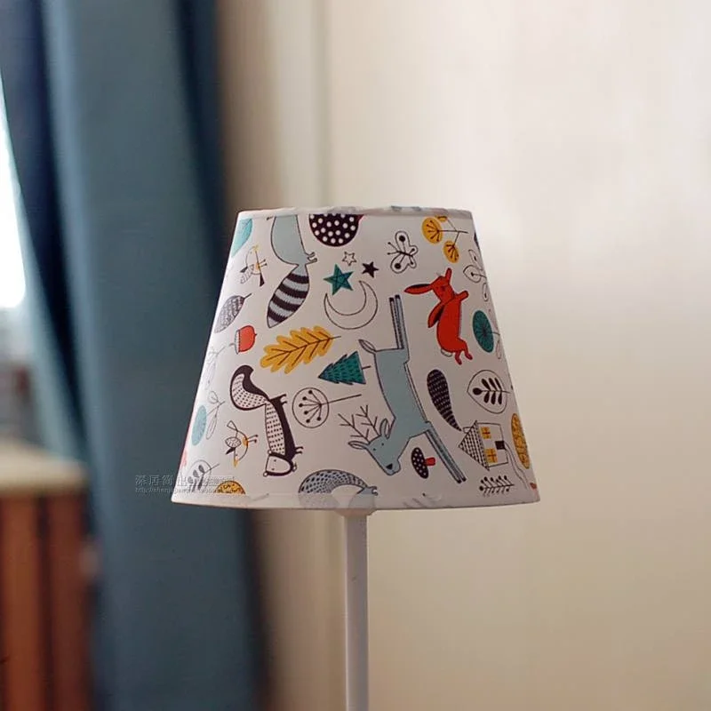 Print Cloth Lampshades for Table Lamps Bedroom Night Lamp Room Decoration Bedside Shades