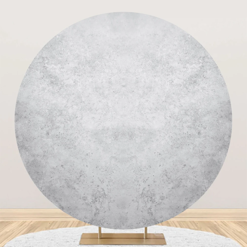 Gradienten Abstrakte Weiße Selbst Portrait Runde Elastizität Hintergrund Kreis Kind Baby Geburtstag Fotografie Hintergrund Angepasst