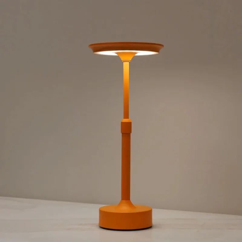 

Adjustable Cordless Rechargeable Touch Desk Lamp with Three Color Settings for Indoor and Outdoor Use
