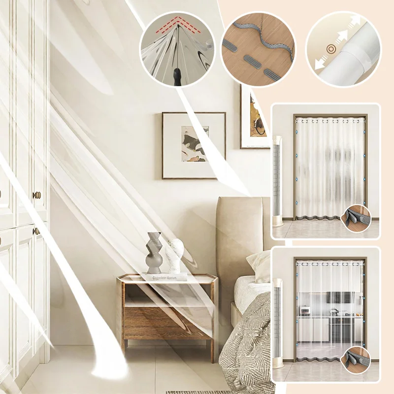 1pcs-thick-windproof-insulated-transparent-eva-magnetic-door-curtain-no-drill-oil-proof-kitchen-partition-screens-for-home-decor