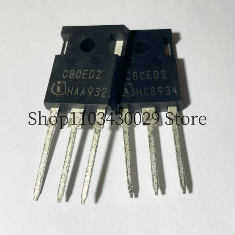 10st Nieuwe Originele Idw80c65d2 C80ed2 To-247 80a 650V Snelle Schakelende Emitter Besturingsdiode