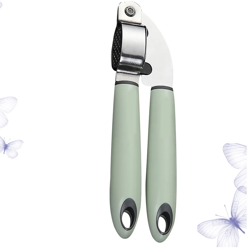 

Effortless Garlic Crushing Tool Stainless Steel Manual Presser Fine Holes Minced Garlic Maker Dishwasher Safe Kitchen Essential