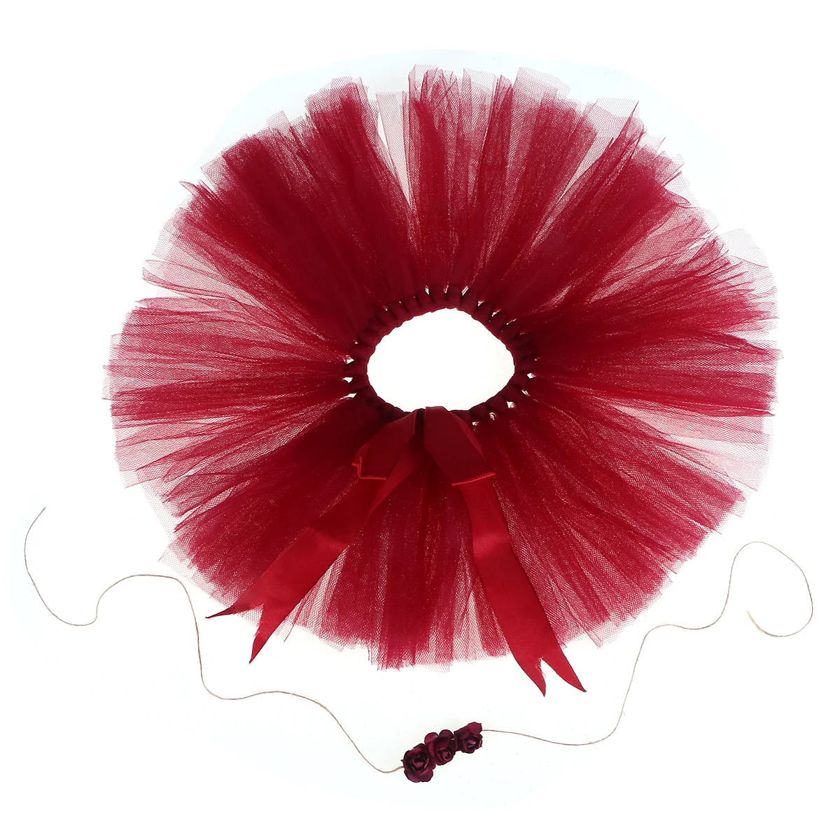

Tulle Skirt Baby Photography Prop Infant Tutu Outfit Halloween Bow Knot Dress Headband Set 0 12 Months Lightweight Breathable