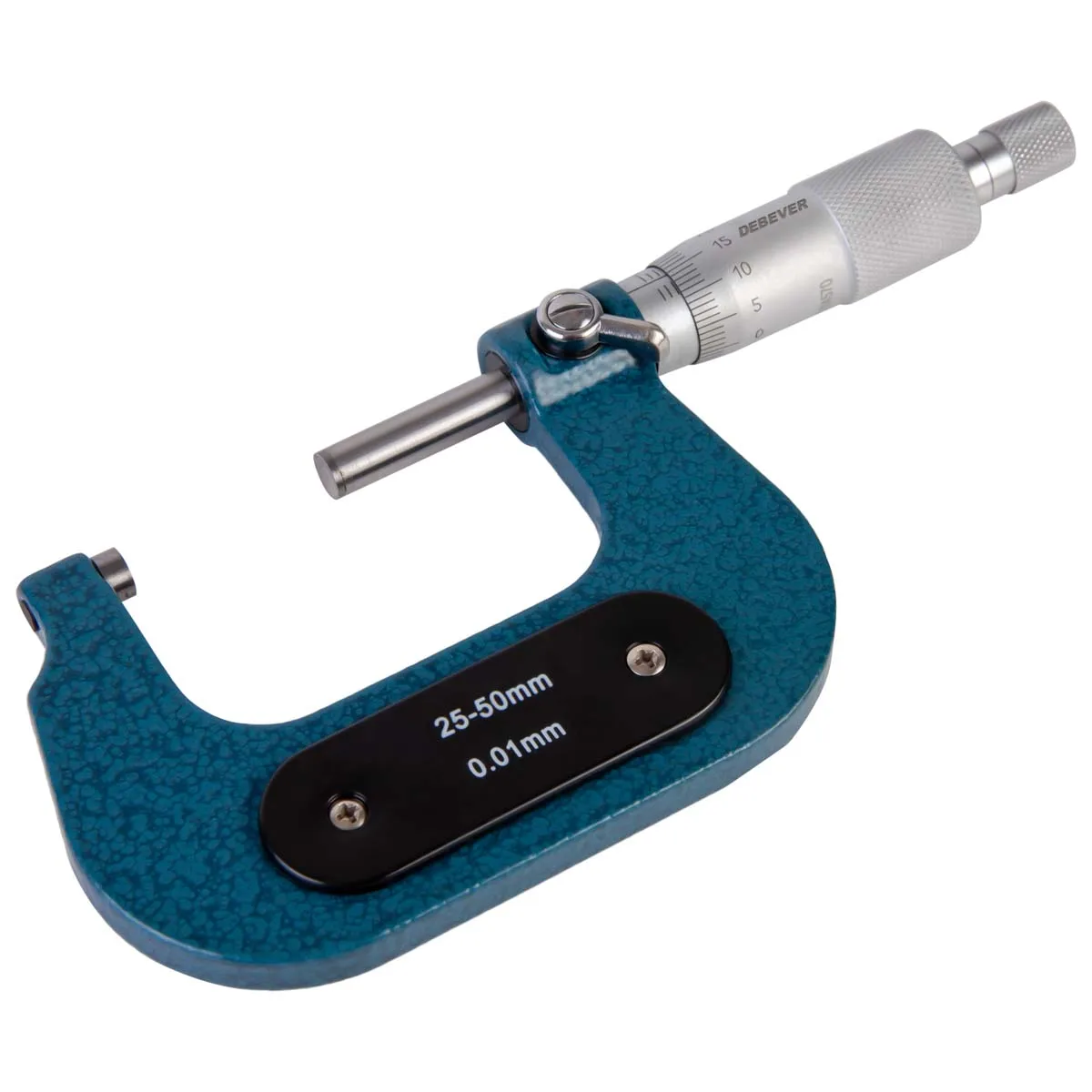 Outside Micrometer 25-50mm Industrial Grade Chrome Plated Anti-Rust Measuring Tool