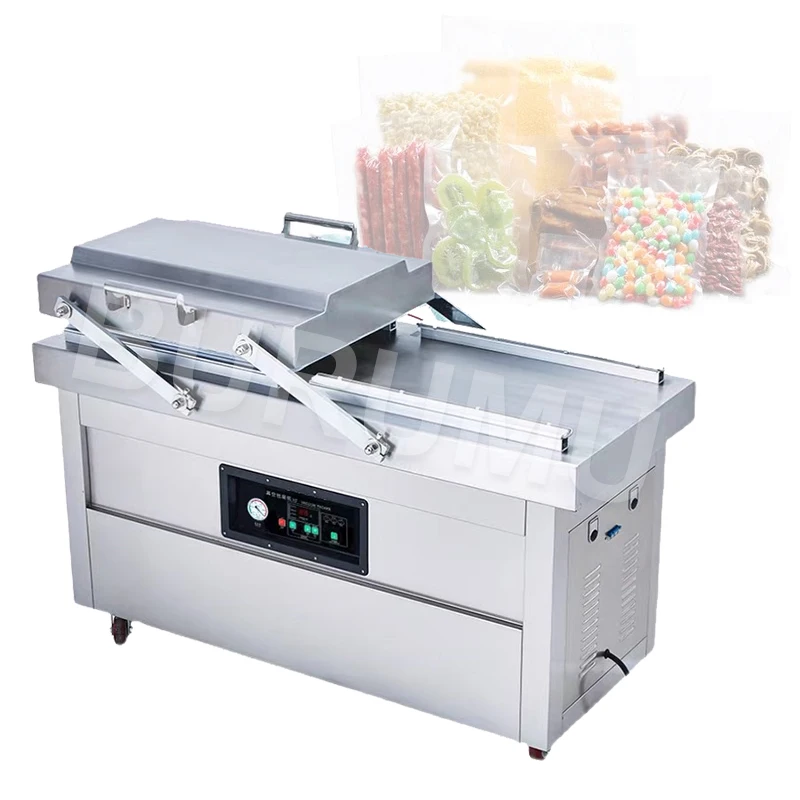 Automatic Food Tray Sealing Bulk Vacuum Packing Machine Sealer