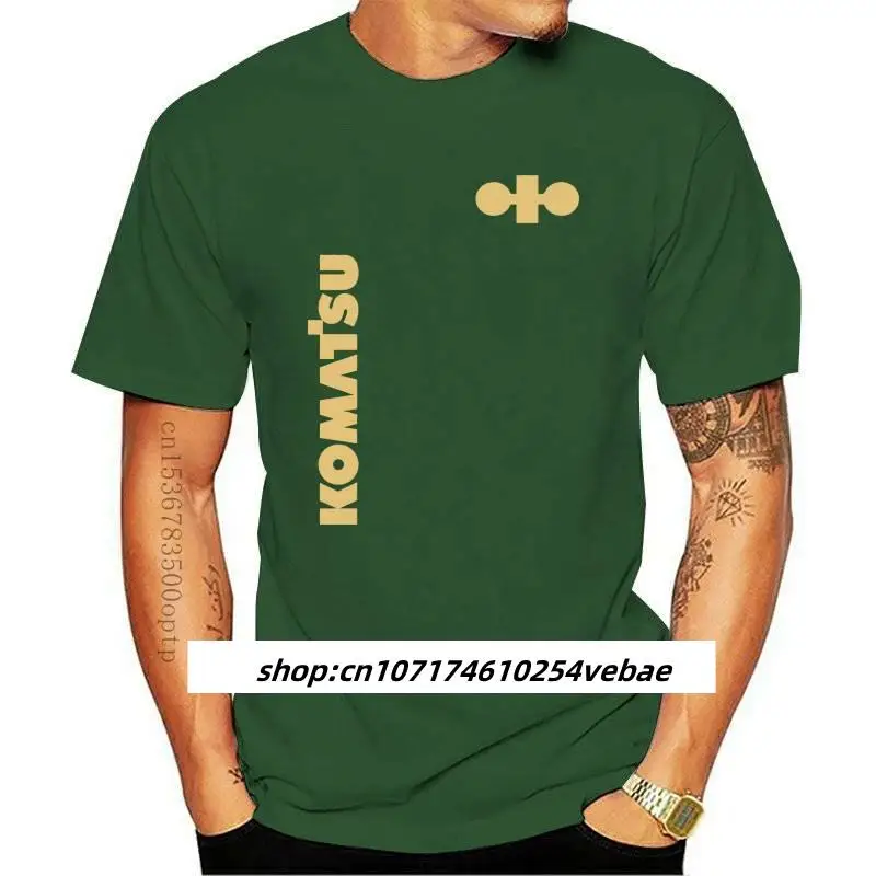 T-shirt dos homens do caminhão Komatsu Limited61PXPC200-8 HybridHM300Dump, presente quente