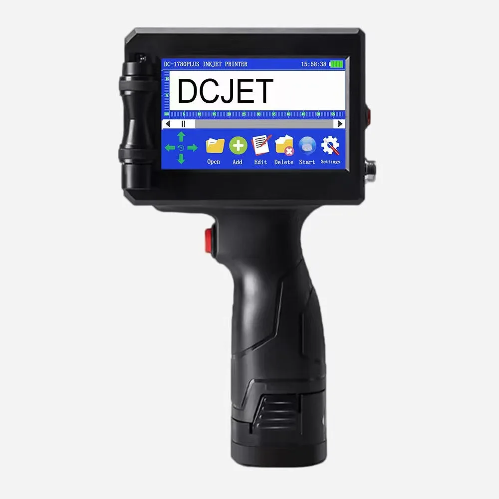 Multi-language intelligent handheld inkjet printer Production date Digital number QR code Pipeline coding machine
