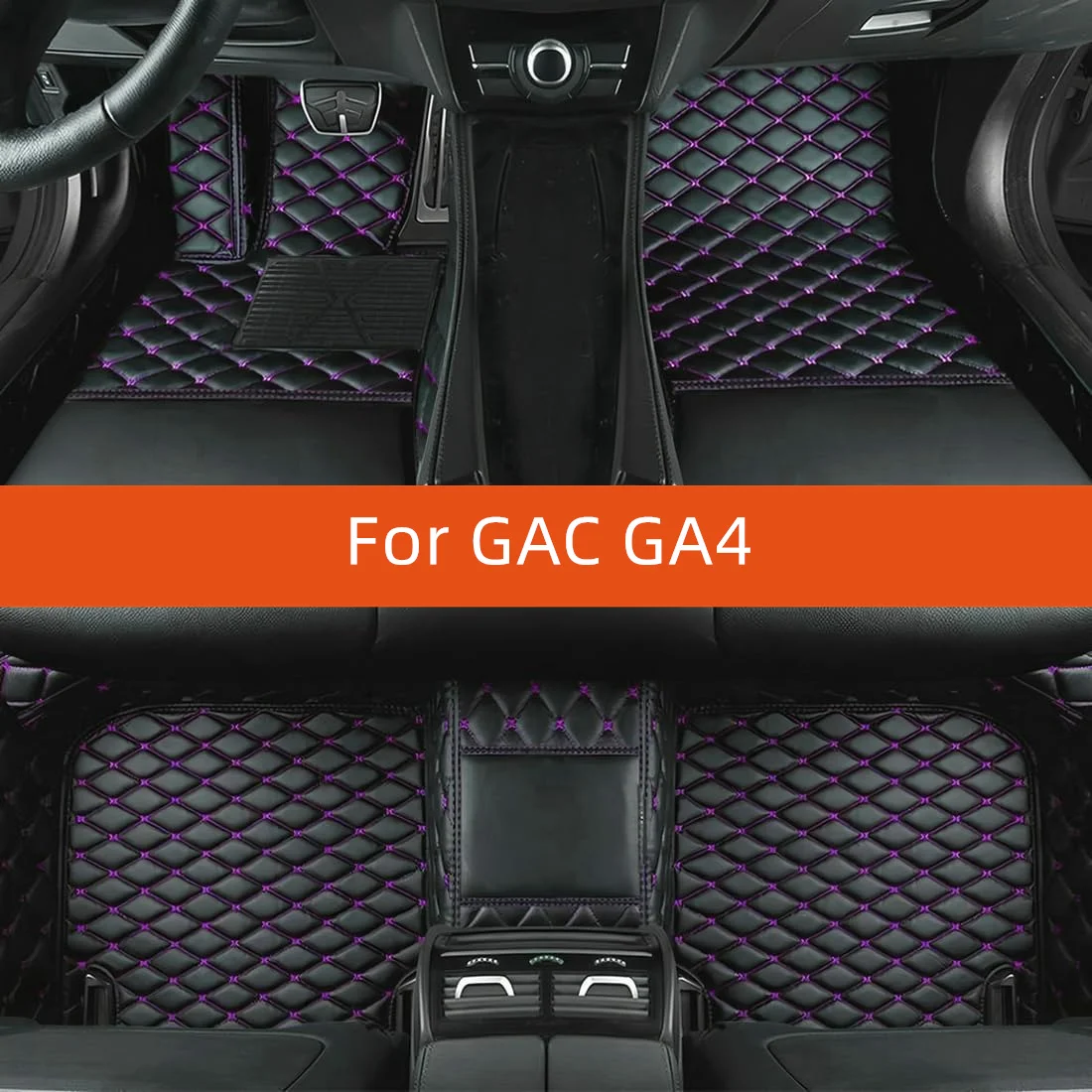 

Custom Leather Car Floor Mat For GAC GA4 2019 2020 2021 2022 2023 2024 2025 2026 2027 Car Mat Interior Accessories