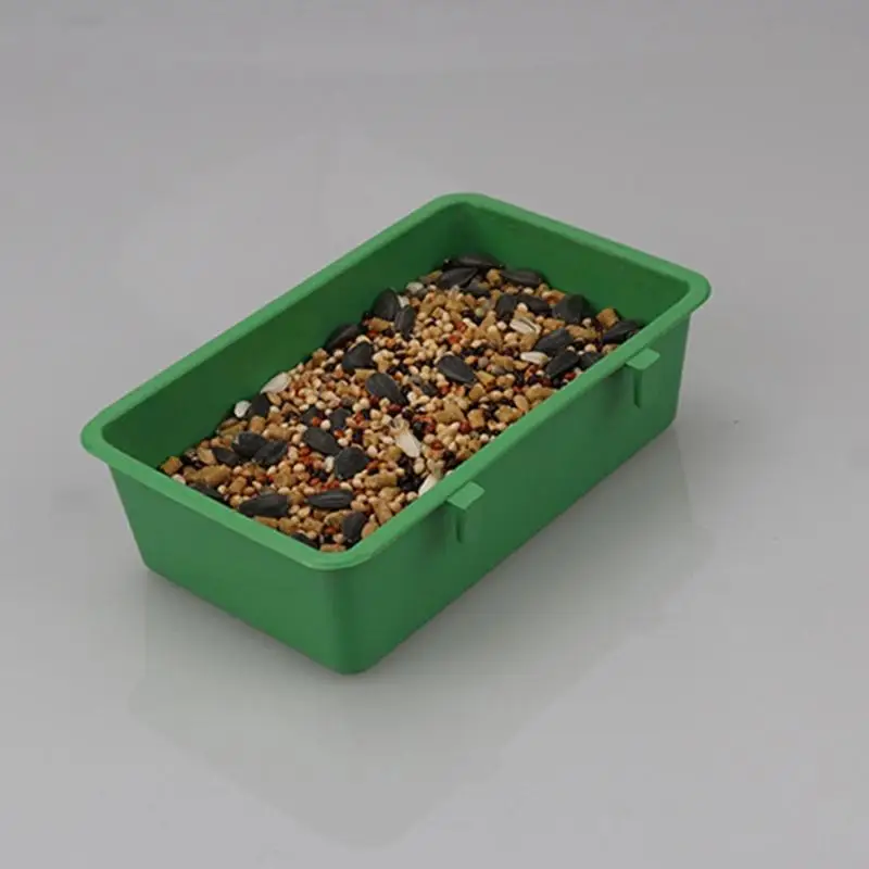 77JA Bird Feeder Drinking Water Cups for Chickens Quails Plastic Hanging Bowls
