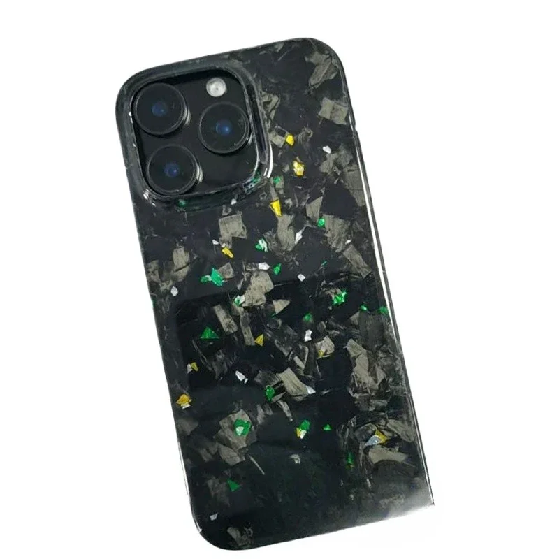 

Forged carbon fiber all-inclusive for apple 16pro max mobile phone case iphone15pro protective case crater