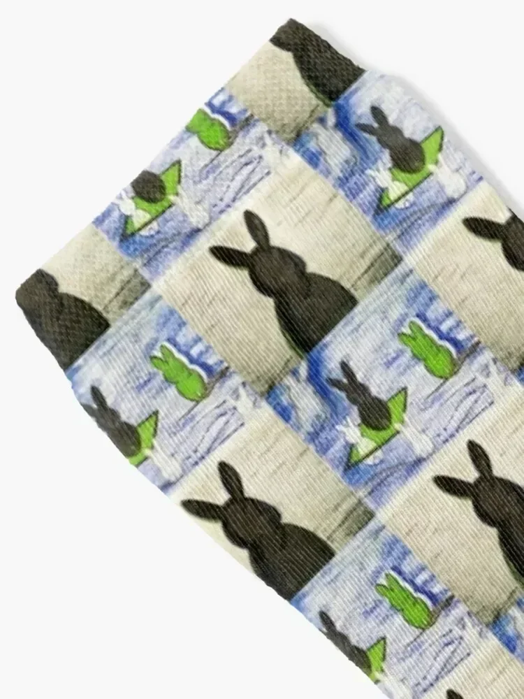 Sky Bunnies Socks soccer anti-slip anime Toe sports happy Socks For Girls Men's