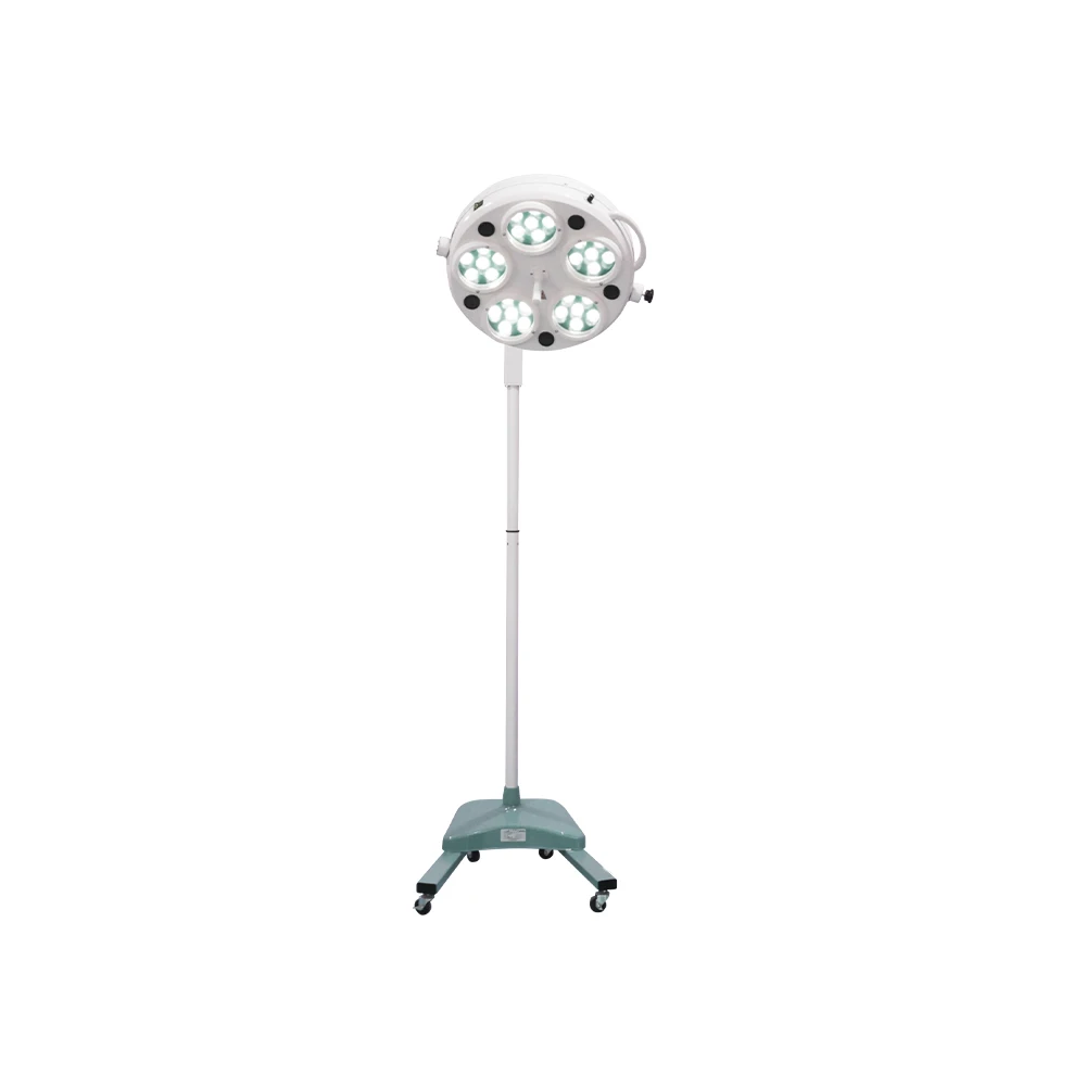 Expert Mobile Five Holes LED CE ISO Approved High Quality Movable Hospital And Clinic Use Surgical Shadowless Lamp