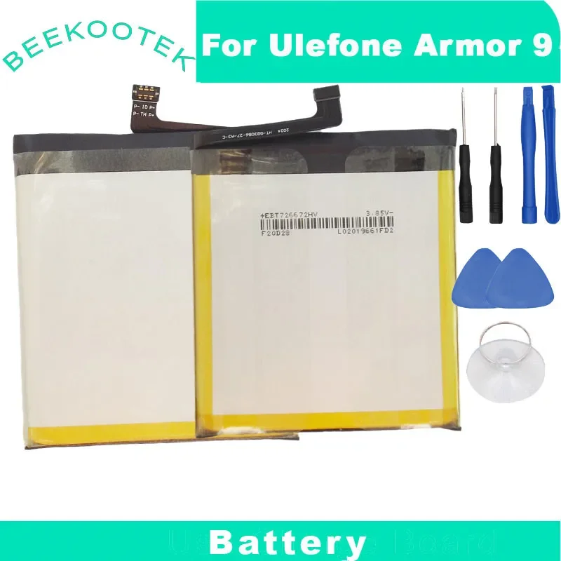 

100% original battery for Ulefone armor 9 battery 6600mAh Long Standby Time for Ulefone armor 9E battery