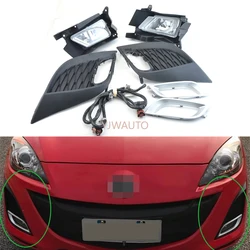 Fog Light For Mazda 3 M3 2008 2009 2010 2011 2012 2013 Fog Lamp Car Front Bumper Grille Signal Lamp Driving Fog Lights Assembly