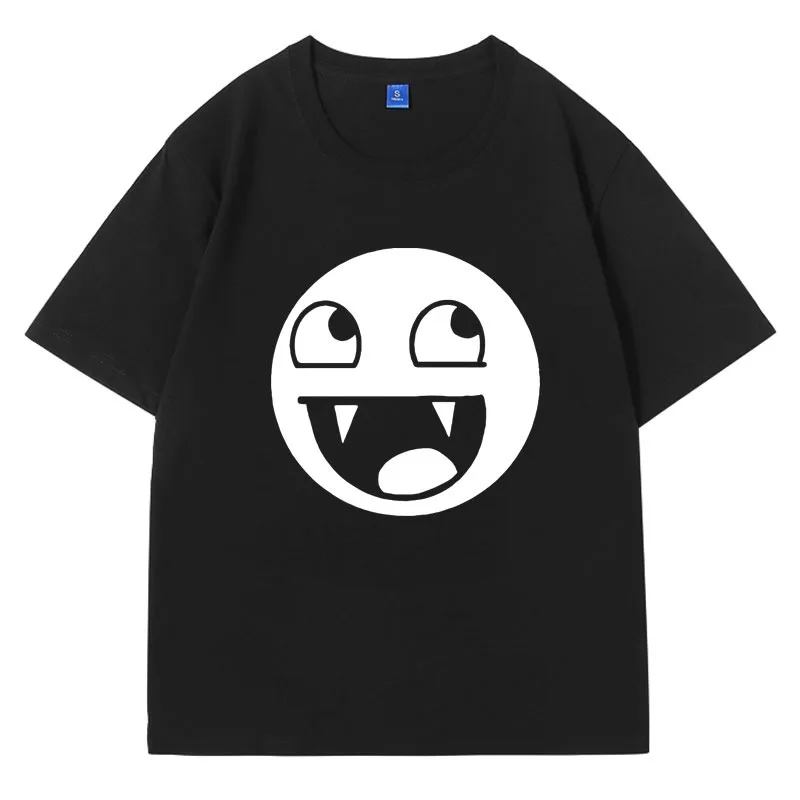 

Epic Face Domo Kun Funny Meme T Shirts Men Women Fashion High Quality Cotton T-Shirt Couple Oversized Hip Hop Tee Shirt Tops