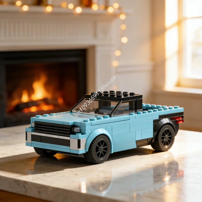 

Набор строительных блоков MOC City Champions Ute, 147 деталей, конструктор, рождественский подарок, игрушка для сборки, креативный развивающий конструктор для детей