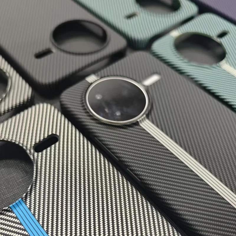 حافظة Funda لهاتف Redmi POCO F7 Ultra خفيفة الوزن ومسار صلب من ألياف الكربون غطاء نحيف لهاتف OPPO Find X8 Ultra غلاف هاتف