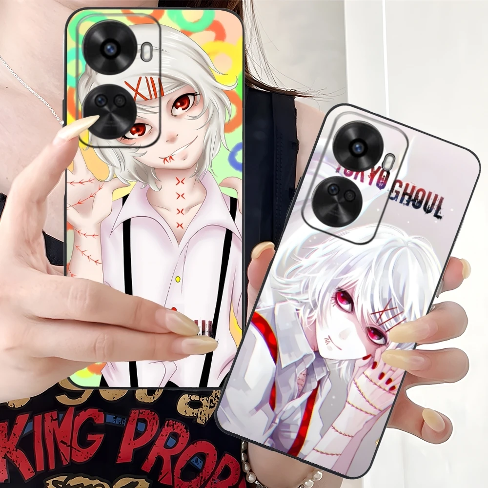 Tokyo Ghoul Juuzou Suzuya Mobile Phone Case for Huawei Nova 12 11 10 9 8 7 Pro SE 5G Black Soft Phone Cover Shell