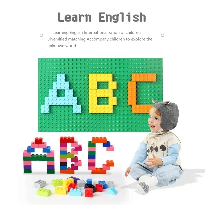 Hot 500/1000 Pieces Building Blocks DIY Creative City Bricks Bulk Classic Building Blocks Assembled Toys Educational Kids Toys