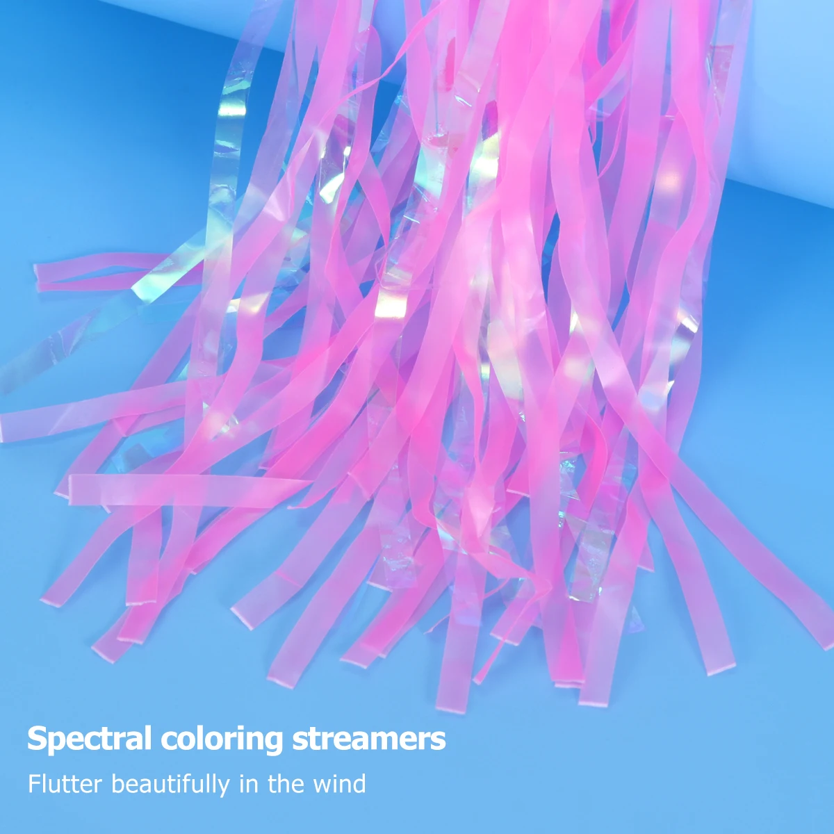 دراجة المقود اللافتات 14 سنتيمتر شرابات لامعة أشرطة دراجة ديكور ركوب على حركة الرياح لمعان النهاية الملحقات #1