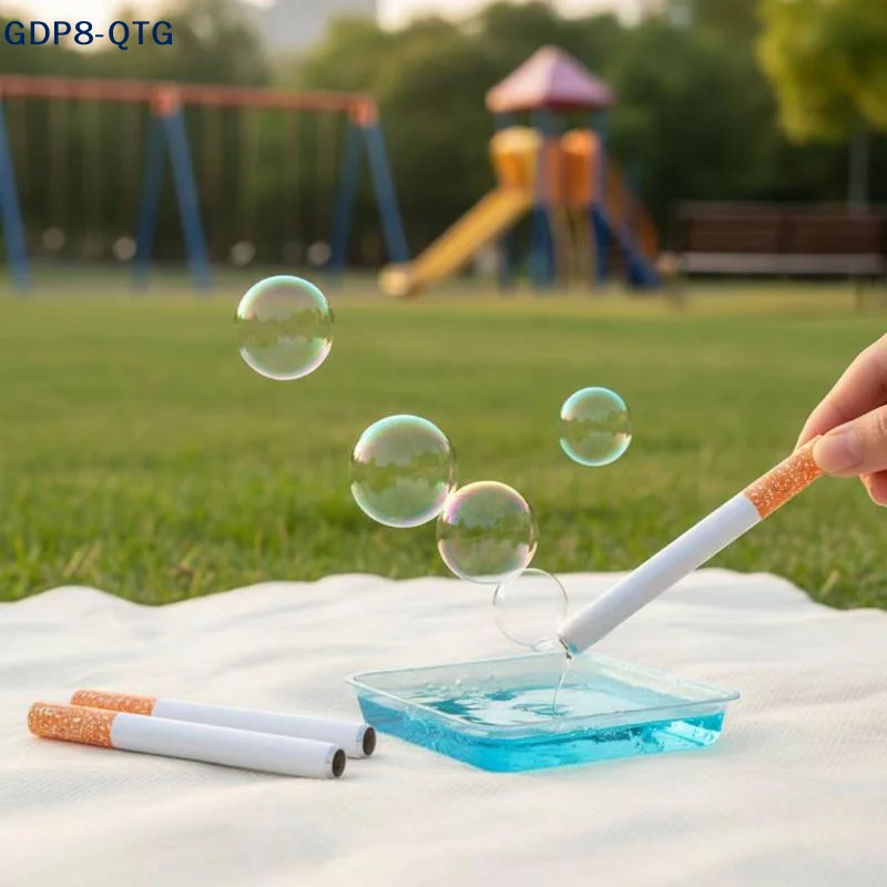 Hot！2/3Pcs Creative Cigarette Shaped Plastic Pipe Decompression Toys Bubble Cigarette Packs Cigarette Accessories Holiday Gifts