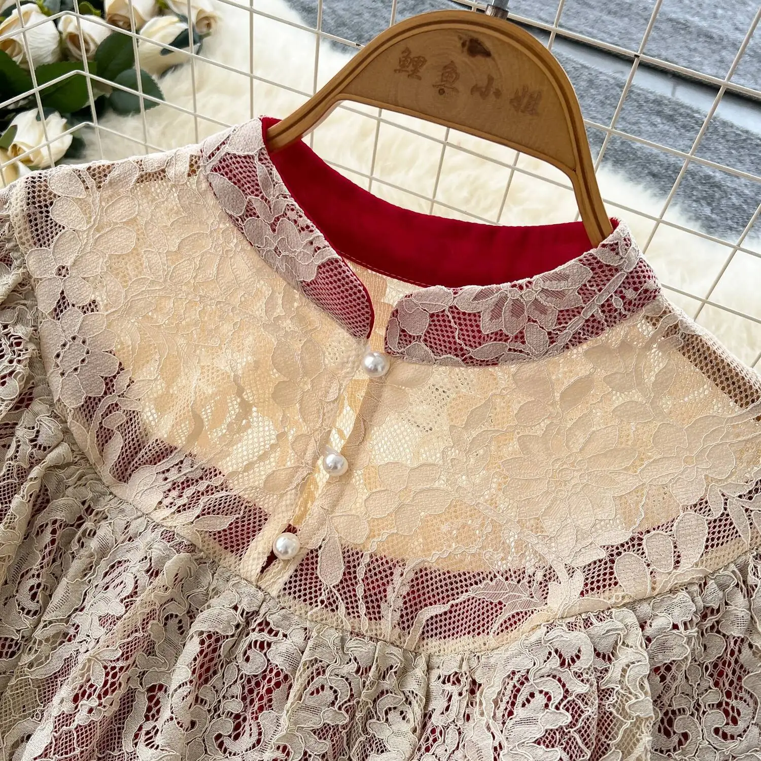 Elegancka sukienka w stylu vintage z seksownymi łańcuszkami, rękawami typu lampion, w stylu koreańskim, boho, sukienka letnia, odzież damska, długa sukienka.